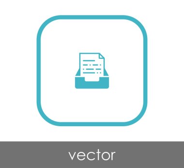 vektör çizim tasarım Arşiv simgesinin