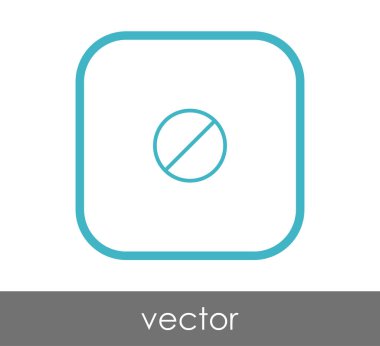 Yasak işareti simgesi