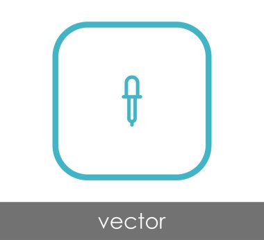 Bırakıcı simgesi vektör illüstrasyonu