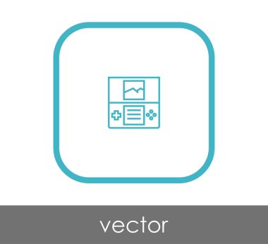  oyun çubuğu simgesini illüstrasyon tasarımı