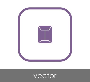 web tasarım ve uygulamalar için zarf simgesi