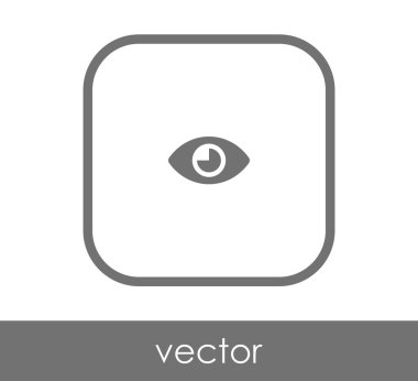 göz simgesini, sembol, vektör çizim