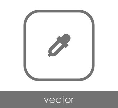 Bırakıcı simgesi vektör illüstrasyonu