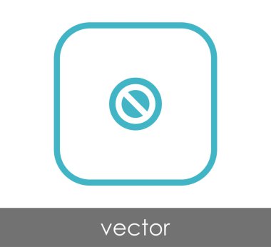 Yasak işareti simgesi