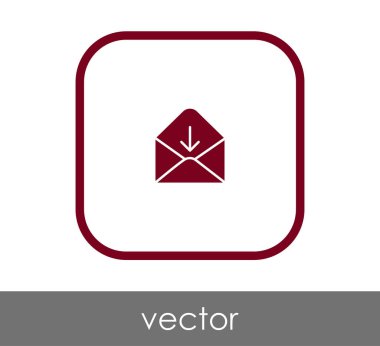 web tasarım ve uygulamalar için zarf simgesi