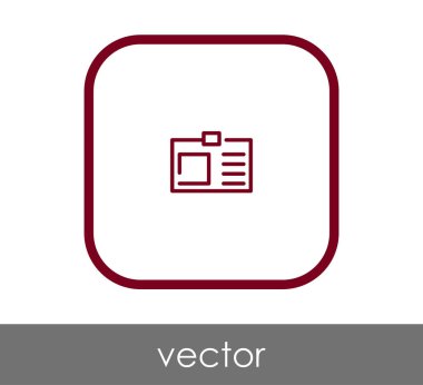 kimlik kartı simgesi