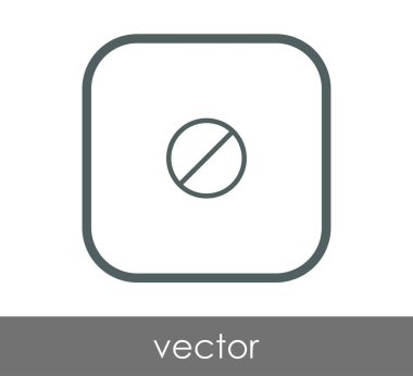 Yasak işareti simgesi