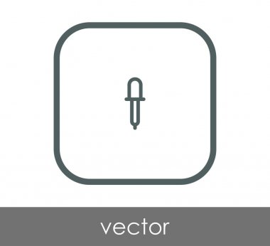 Bırakıcı simgesi vektör illüstrasyonu