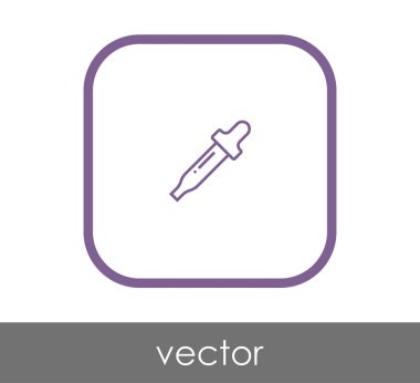 Bırakıcı simgesi vektör illüstrasyonu