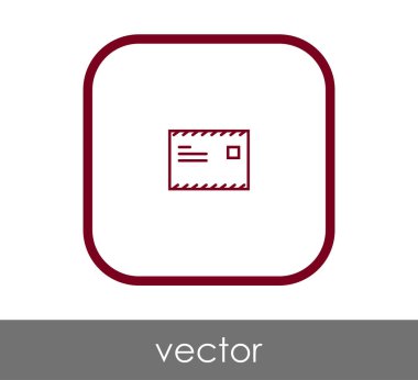  zarf simgesi illüstrasyon tasarımı