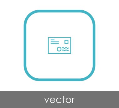 web tasarım ve uygulamalar için zarf simgesi