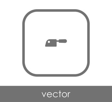 Bıçak düz simgesi