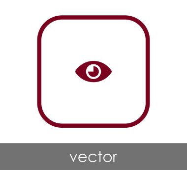 göz simgesini, sembol, vektör çizim