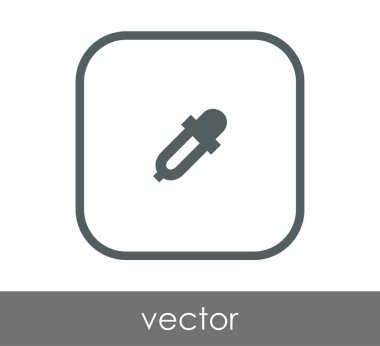 Bırakıcı simgesi vektör illüstrasyonu