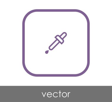 Bırakıcı simgesi vektör illüstrasyonu