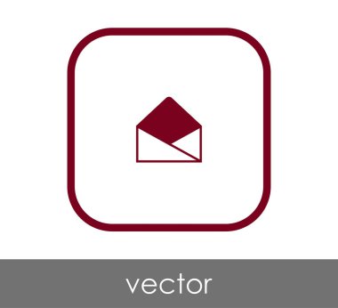 web tasarım ve uygulamalar için zarf simgesi