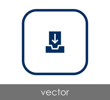 Arşiv simgesi illüstrasyon tasarımı