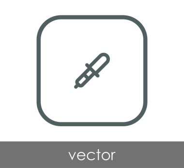 Bırakıcı simgesi vektör illüstrasyonu