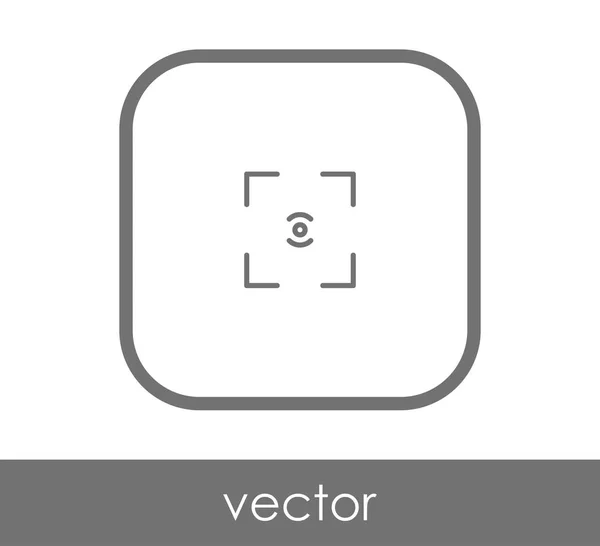 Иконка фокуса камеры — стоковый вектор