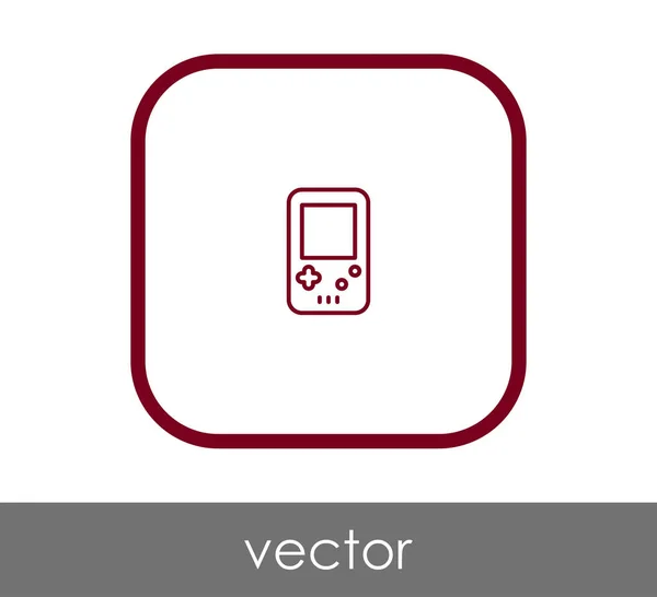 Juego joystick icono — Vector de stock