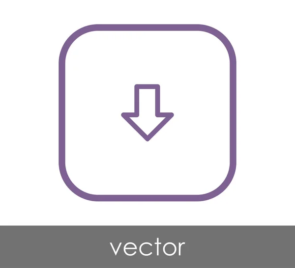 Signo de icono de flecha — Vector de stock