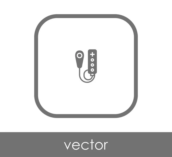 Juego joystick icono — Vector de stock