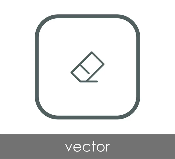 Eraser icon — Stock Vector