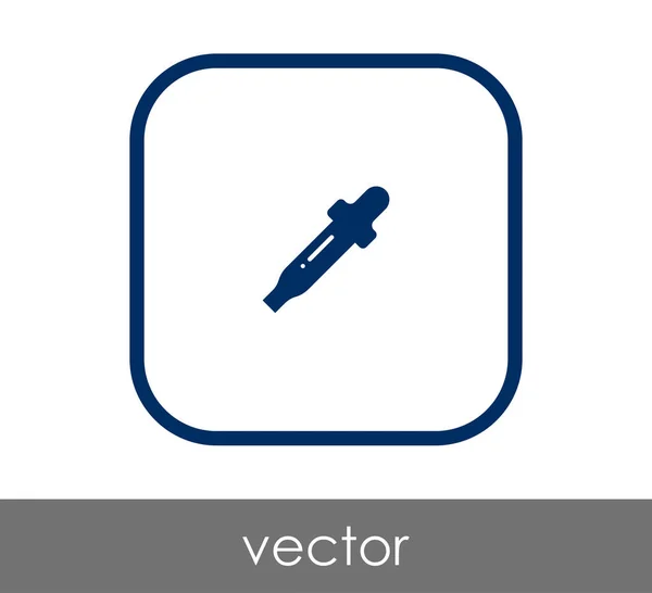 Pipette Symbol Vektor Illustration — Stockvektor