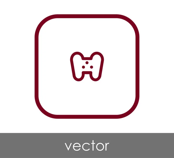 Juego joystick icono — Vector de stock