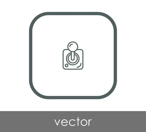 Ilustracja projektowanie ikony dżojstika — Wektor stockowy