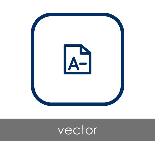 Une icône de grade plus — Image vectorielle