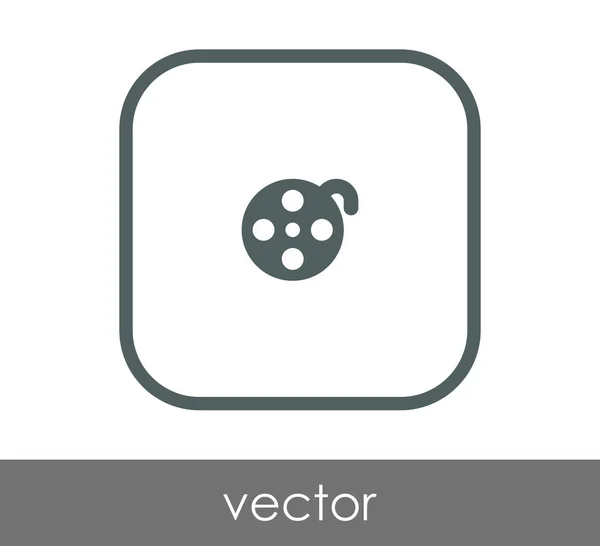 Ícone web filme — Vetor de Stock