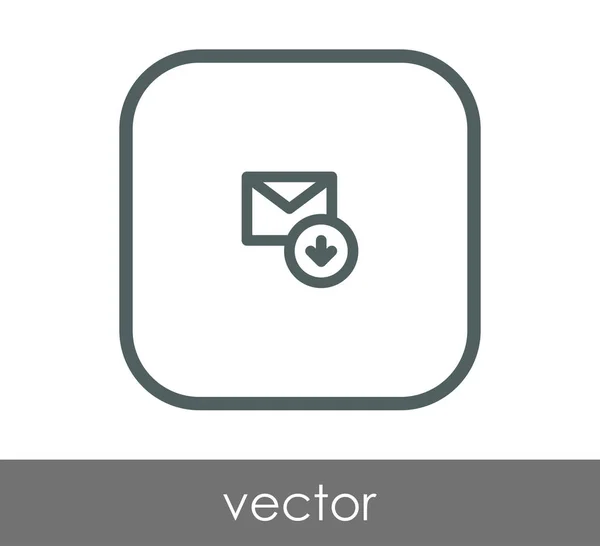 Inkomst e-ikonen — Stock vektor
