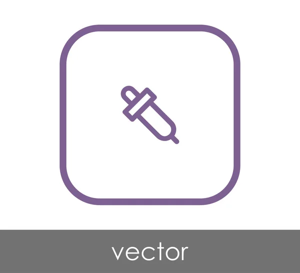 Dropper Icon Vector Illustration — Stock Vector