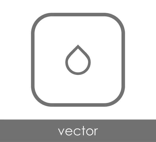 Vektor Illustration Design Drop Ikon – Stock-vektor