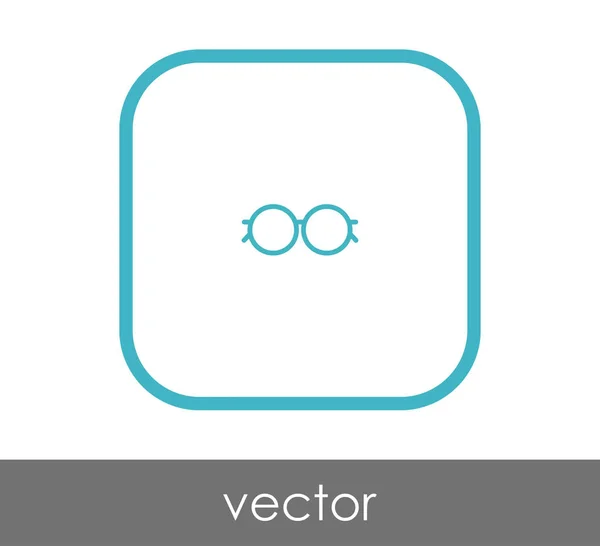 Anteojos Icono Vector Ilustración — Vector de stock