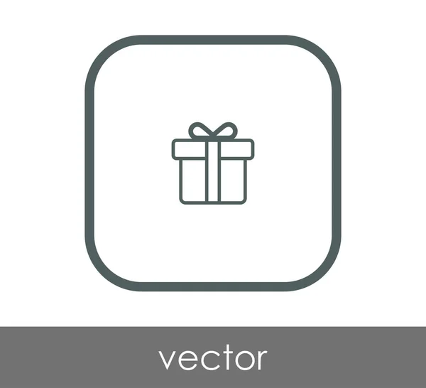 Illustration vectorielle conception de l'icône cadeau — Image vectorielle
