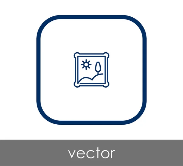 Icono del marco — Vector de stock