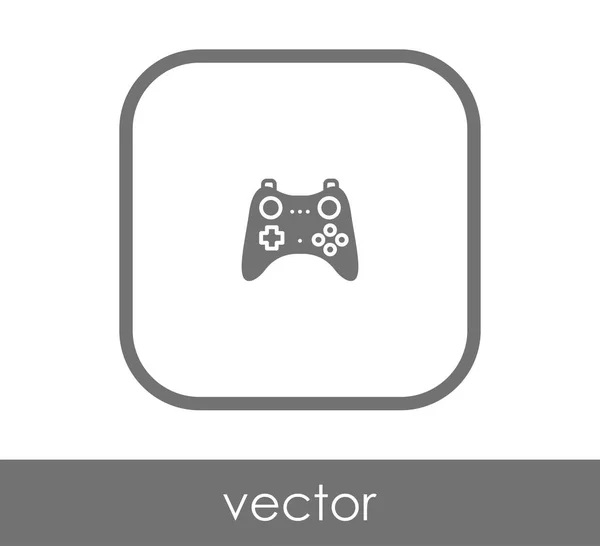 Gaming joystick icon — Stock Vector