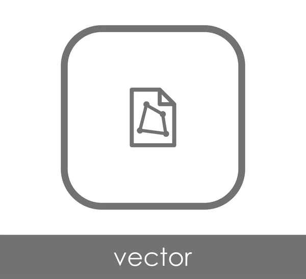 Значок веб-документа — стоковый вектор