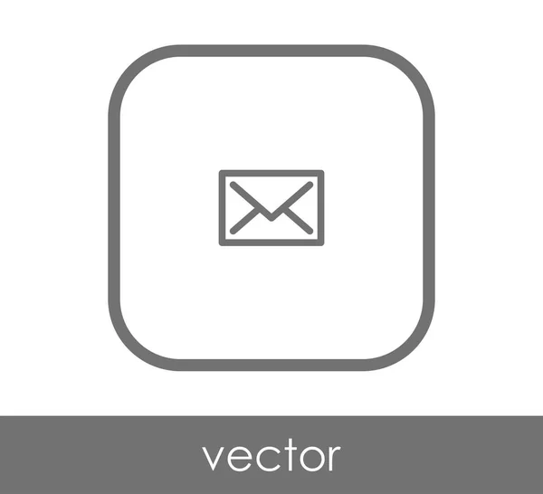 Ilustración diseño de icono de sobre — Vector de stock