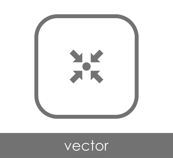 Icono de flecha ajuste — Vector de stock