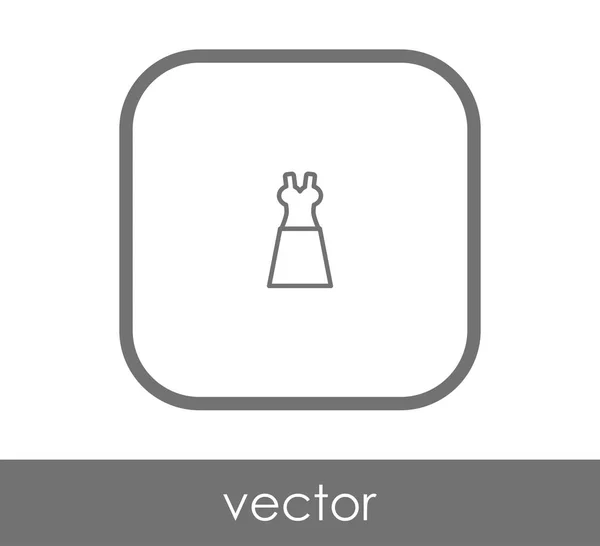 Design Ilustração Vetorial Ícone Vestido — Vetor de Stock