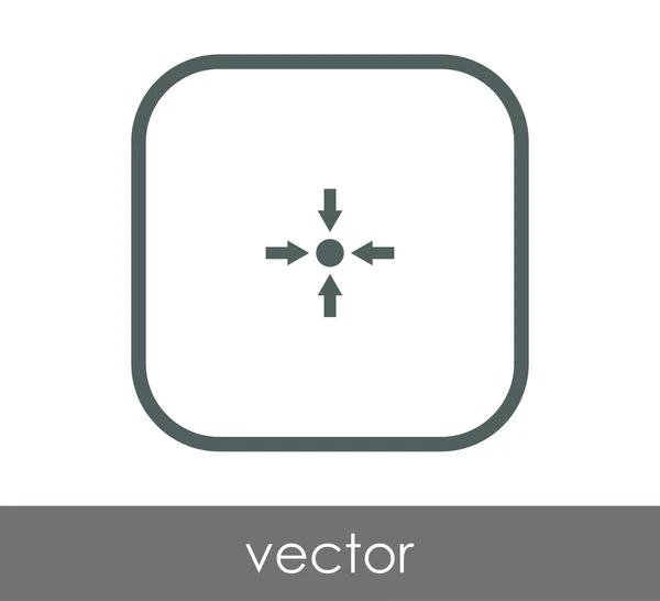 Fit pijlpictogram — Stockvector