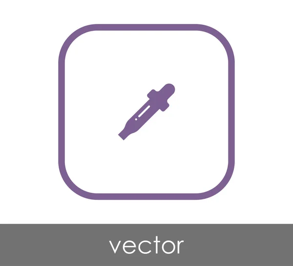 Icône Compte Gouttes Illustration Vectorielle — Image vectorielle