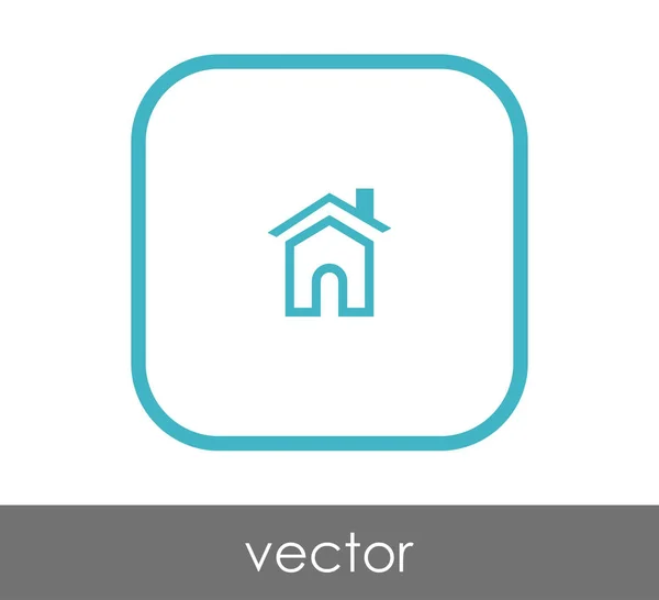 Ícone web Home — Vetor de Stock