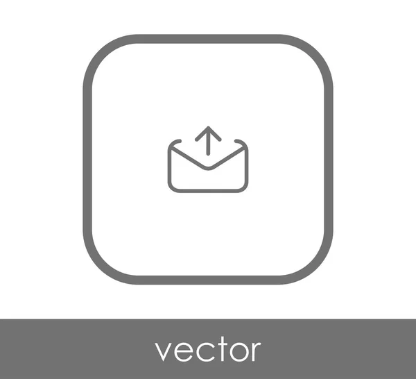 Kirim ikon surel - Stok Vektor
