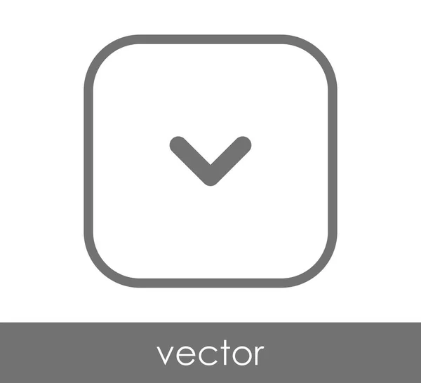 Signo de icono de flecha — Vector de stock