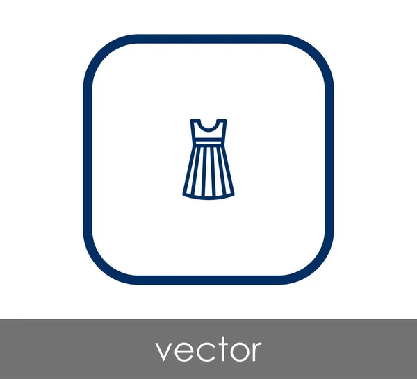 Design Ilustração Vetorial Ícone Vestido — Vetor de Stock