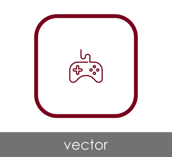 Joystick ícone plano — Vetor de Stock